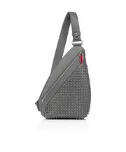 Christian Louboutin Funky Embellished Backpack One size Smoke Grey