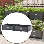 Raised Garden Bed Garden Planter Stackable Plant Box Elevated Planter Box