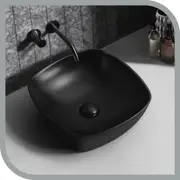 Simplus Bathroom Ceramic Basin Vanity Sink Hand Wash Bowl Above Counter for Bath 400x400x140mm