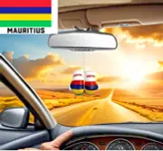 MAURITIAN FLAG / MAURITIUS Mini Boxing Gloves, ORNAMENT / SOUVENIR