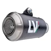 Leo LV 10 Slip On Exhaust Muffler Pipe Silencer Carbon Fiber Ninja 400 18-23