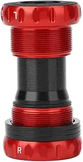 Bottom Bracket, Bike Ceramic Bearing Bottom Bracket, Threaded BB 24mm Spindle, Mountain RoadBike Bearing Bottom Brackets for Cranksets Mountain RoadBike Cycling Accesory (Red)