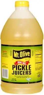 Mt. Olive Pickle Juice 100% Kosher Dill Pickle Brine 64 Ounce Bottle