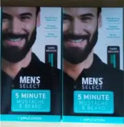 Lot 2 Men Mustache Beard Color Dye Dark Brown Young Macho Mother Spring FreeShip