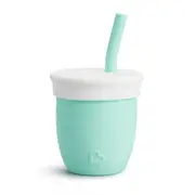 Munchkin 1pk 4oz C'est Silicone! Open Training Cup with Straw