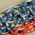 手作森林 日本製 棉布 動物 貓咪 青蛙 熊熊 日本布料 進口布料 日本棉布