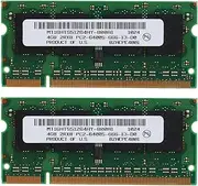 Byttlerom 2PCS DDR2 4GB Laptop Ram 800Mhz PC2 6400 SODIMM 2RX8 200 Pins for AMD Laptop Memory