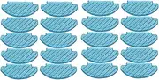 20Pcs Mop Cloths Cleaning Pads, Compatible for Ecovacs Deebot Ozmo T8 AIVI T8 Max N8 Pro Plus/ N8 Pro Vacuum Cleaner Accessories