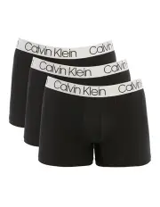 [Calvin Klein] Chromatic Brushed Micro 3 Pack Trunk in Black