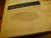 Pampered Chef Model # 1241 Microwave Chip Maker 2pc. Set Brand New