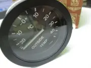Rolls Royce Silver Shadow II, Corniche, Bentley 8 temperature gauge UD21725 NOS