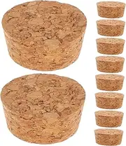 Generic 20pcs Cork Red Wine Flask Wine Stopper Cork Stoppers for Jars Decanter Cork Large Cork Corks Wine Bottle Stopper Cork Bottles Berserk 38 Wine Jug Stopper Wooden Light Brown
