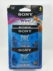 Sony DVC Mini DV 60 Min Digital Video Cassette 4 Pack SEALED DVM60PRR New