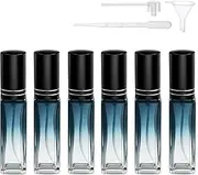 QlyYea Perfume Atomiser 10 ml, Pack of 6 Perfume Refills, Perfume Travel Atomiser for Work, Date, Party