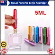 Mini Perfume Atomizer Portable Travel Refillable Bottle Scent Pump Spray 5ml-AU