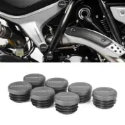 Frame Hole Cover Caps Plug For Ducati Scrambler 1100 2018 2019 2020 2021 2022-