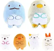 Cat Nip Toys,Set of 6 Stuffed Catnip Chew Toy | Built in Squeaky Bell, Interactive Entertaining Dolls for Teeth