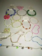 Bulk Lot 18 Assorted Bracelets - Lot R14