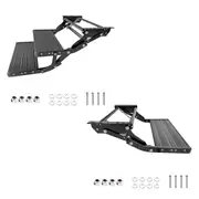Double Step Folding Caravan Trailer Aluminum Pull Out RV Single Step