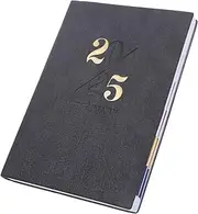 HAMPPLIES Elegant Academic Planner Notebook 2025 Schedule Monthly Weekly Planner School Planner Daily Organizer