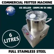 Meat Mincer - 750W 6L Commercial Food-Processor Fritter Machine Stainless Steel