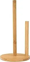 Wood Paper Towel Holder, Paper Towel Holder Countertop, Standing Paper Towel Organizer, Kitchen Bathroom Roll Organizer Wooden Paper Holder Stand for Dining Table Home