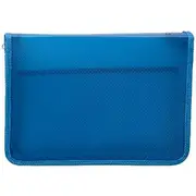 Ausinc A4 Zipped Document Folder Blue