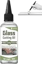 WAN2TLK Glass Cutting Oil 100ml, Suitable for All Glass Cutting Tools, Glass Cutter Oil is Used for Cutting Glass, Glass Bottles, Stained Glass, Tiles and Mirrors