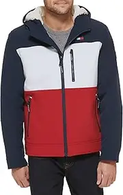 [Tommy Hilfiger] Men's Soft Shell Sherpa Lined Performance Jacket
