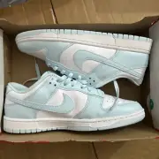 Men's Nike Dunk Low Retro White/Glacier Blue (DV0833 104) men 10.5