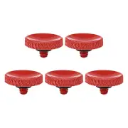 Camera Shutter Button 5pcs Shutter Release Button Knurled, Red