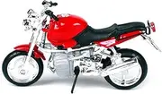Alloy Sports Motorcycle Model 1:18 for BMW for R1100R Diecast Metal Street Racing Motorcycle Model Simulation Collection Gift Motorcycle Model with Steering Movable Stand