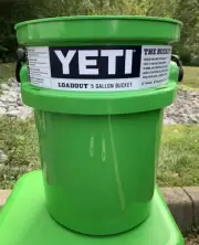 YETI Loadout 5 Gallon Bucket - Canopy Green - NWT