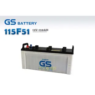 【竹北電池行】GS汽車電池 115F51