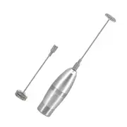 Mini Milk Frother Electric Hand Held Egg Beater Stainless Steel