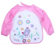 Kid Boy Girl Children water resist Feeding Bib Apron Art Painting Smock shirts