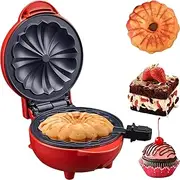 350W Cake Maker with Double-Sided Heating, Household Cake Machine, Electric Pancake Maker Machine with Non-Stick Cooking Surfaces, Mini Waffle Maker, for Breakfast Lunch Snacks