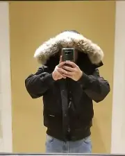 NEW LATEST CONCEPT GREY LABEL CANADA GOOSE BLACK CHILLIWACK LARGE PARKA