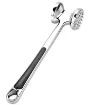YAQIMEI Meat Tenderizer Kitchen Mallet Hammer Tool Manual Pounder For Tenderi...