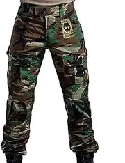 ATAIRSOFT Men's Shooting BDU Combat Pants Trousers with Knee Pads for Tactical Army Military Airsoft Paintball
