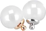 HEALSOPTHY 30 Sets Balls Tape Pendant Accessories Cups with Lids Crystals for Beginners Mason Jars Glitter Storage Jars Candy Jar Sticker Gems Spice Jars with Labels Necklace Pendant