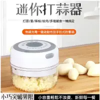 在飛比找蝦皮購物優惠-電動蒜泥機 料理機 蒜泥器 料理机 電動碎肉機 切菜器 切蒜