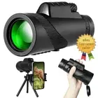 HD Lens Monocular Telescope +Clip for Cell Phone 50X60 Zoom Optical +Tripod