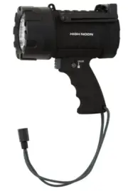 Browning High Noon 4C Handheld Spotlight Ultra Bright LED W/ Lanyard Blk 3717760