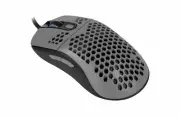 Arozzi Gaming Mouse Favo Gray Lightweight Mouse Honeycomb Design 7 Buttons RGB L