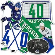 Desert Cactus Vancouver Canucks Sticker Team NHL National Hockey League Player Vinyl Decal Laptop Water Bottle Car Scrapbook (Type P2 - Ellias Pettersson)