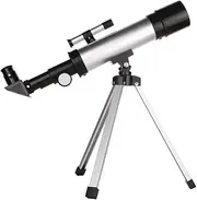 TEHAUX Boys and Girls Telescope 360/50mm Refracting Telescope with 90x Magnification Outside and Phone Holder for Beginners