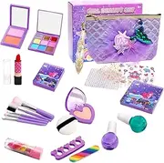 Nybhyjka Kids Makeup Kit | 22X/Set Washable Makeup Set Toy,Washable Little Girl Makeup Set, Creative Washable Makeup Set Toy for Girls, Kids Aged 3-12