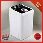 NEW Devanti 4.6KG Portable Washing Machine Spin Outdoor Mini Caravan Top Loader