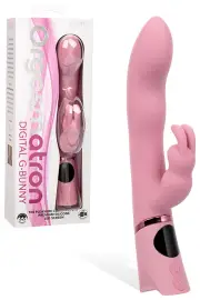 California Exotic Digital G Bunny 8.75" Silicone Rabbit Vibrator with Digital Display & Clitoral Teaser